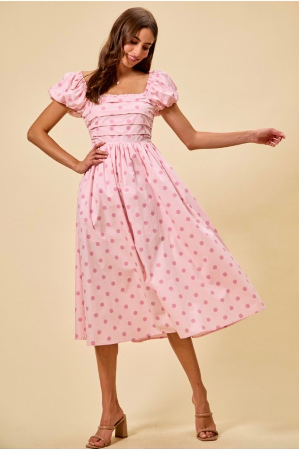 Pink Lemonade Midi Dress