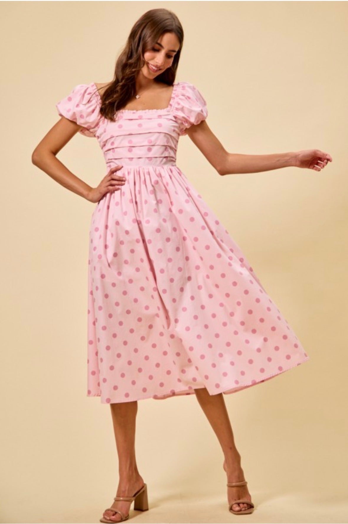 Pink Lemonade Midi Dress