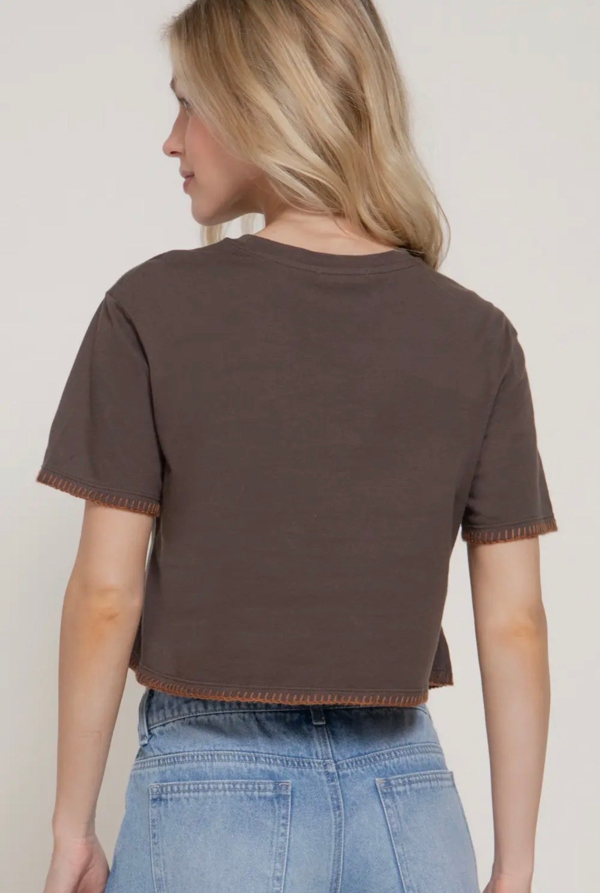 Palm Breeze Crop Top