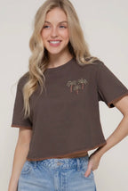 Palm Breeze Crop Top