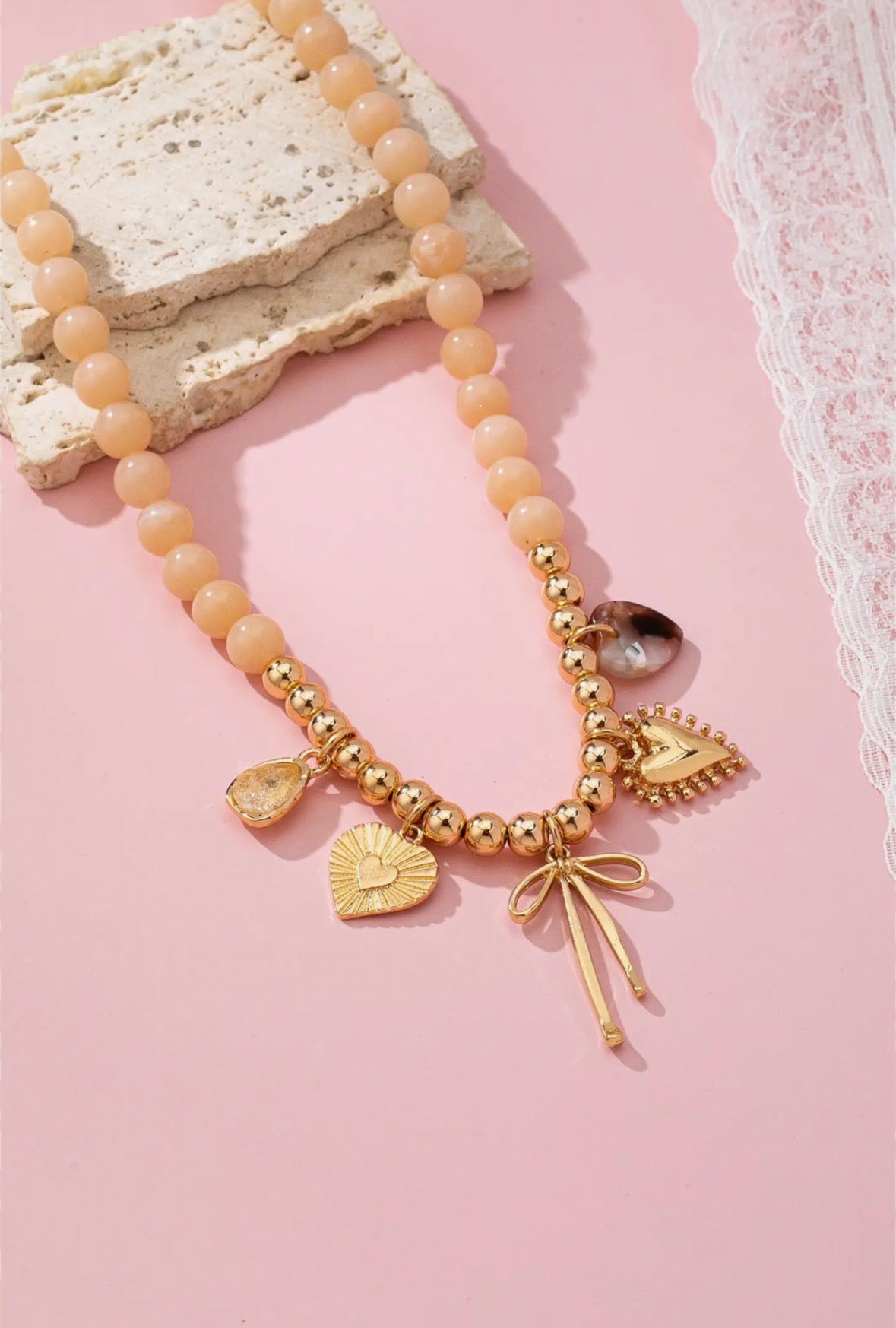 Blush Charm Whisper Necklace