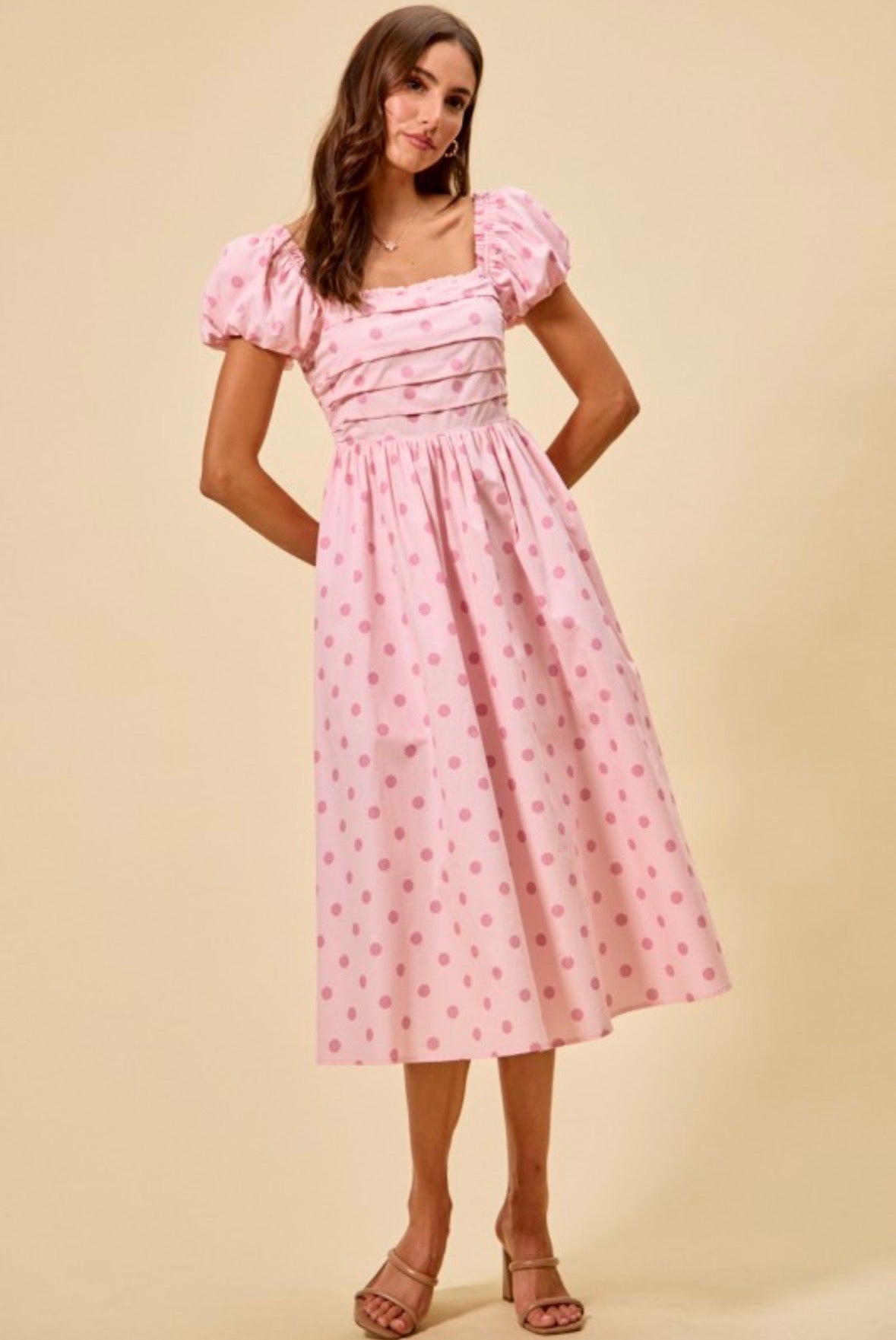 Pink Lemonade Midi Dress