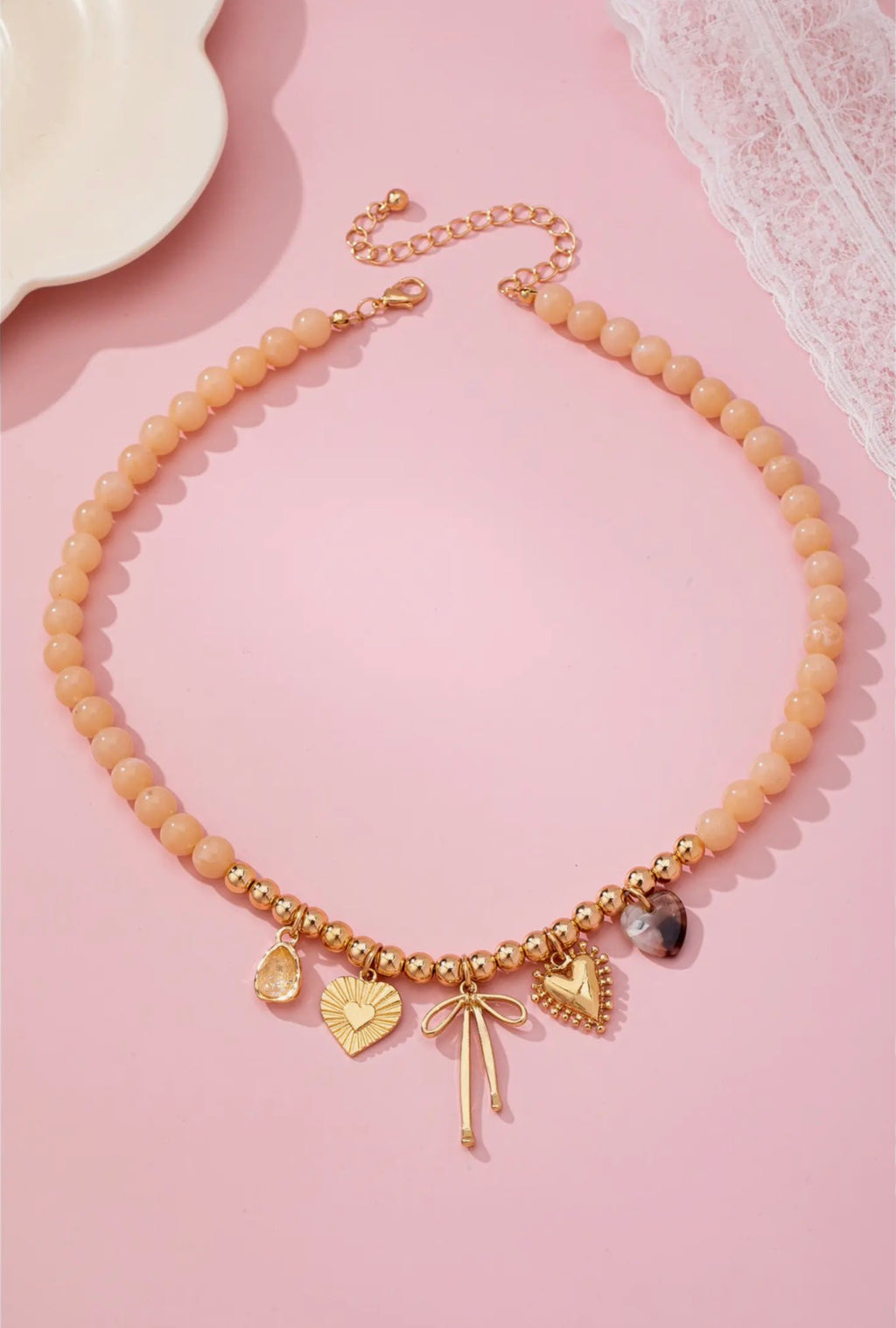 Blush Charm Whisper Necklace