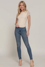 Luna Rushed Mesh Top