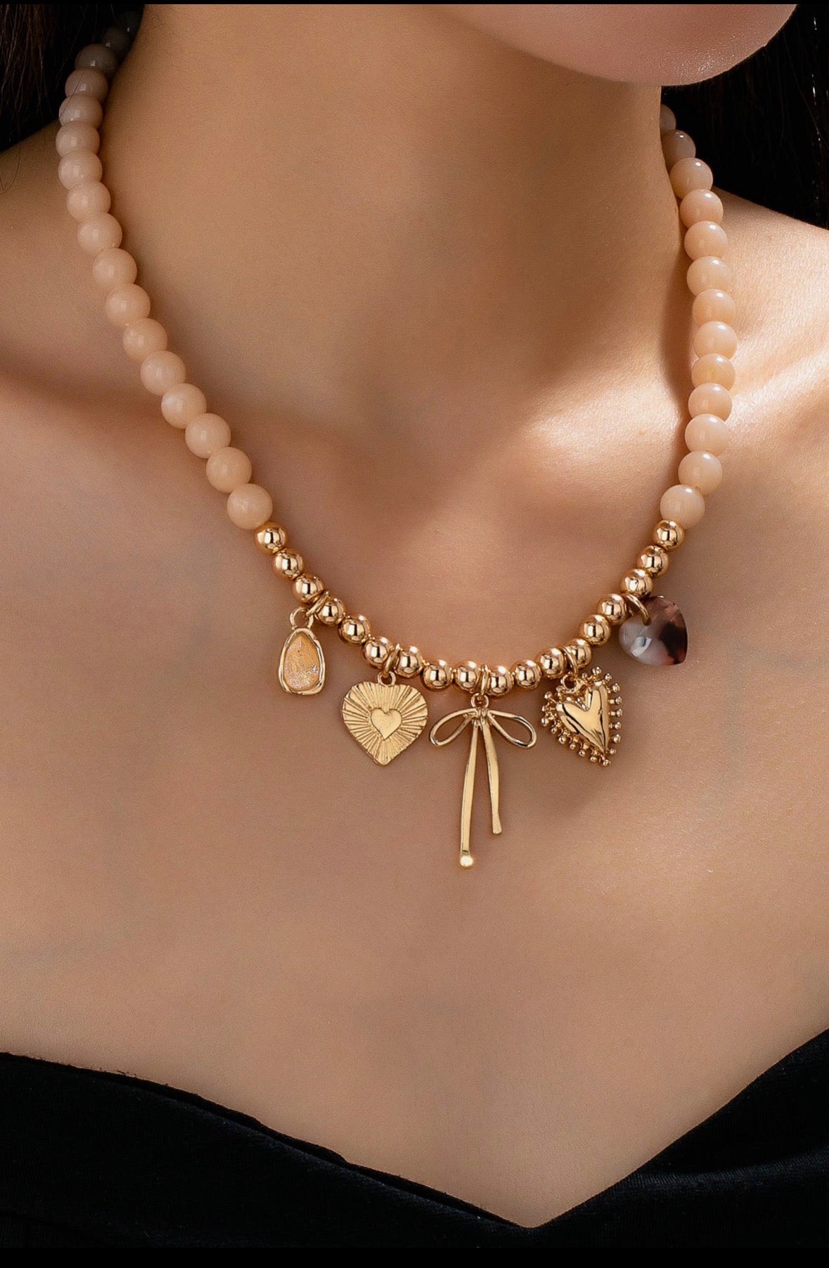 Blush Charm Whisper Necklace