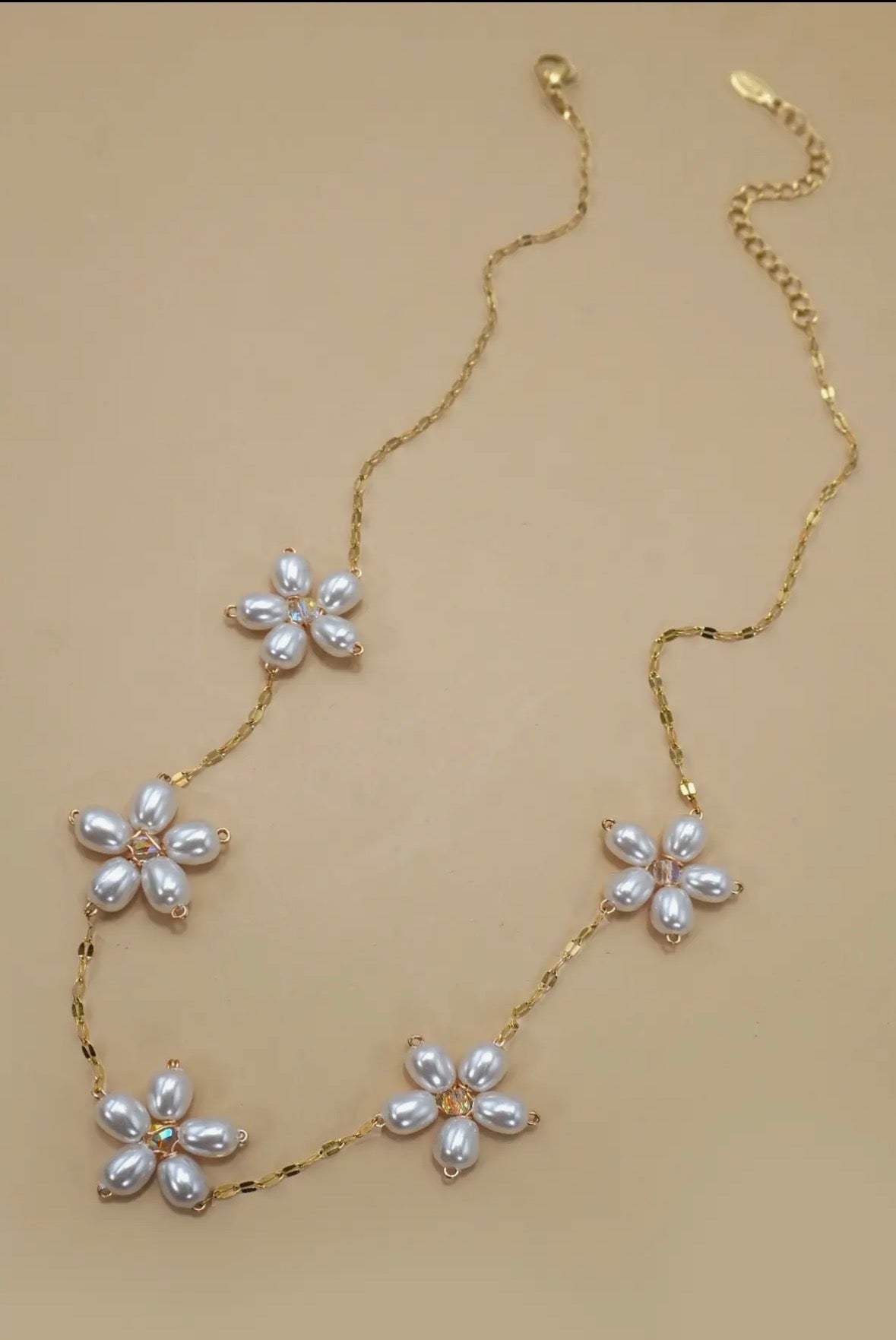 Pearl Blossom Necklace